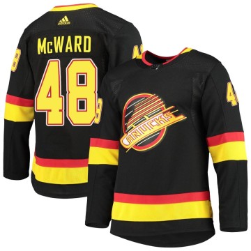 Authentic Adidas Men's Cole McWard Vancouver Canucks Alternate Primegreen Pro Jersey - Black