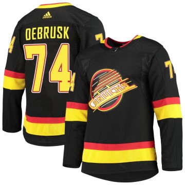 Authentic Adidas Men's Jake DeBrusk Vancouver Canucks Alternate Primegreen Pro Jersey - Black