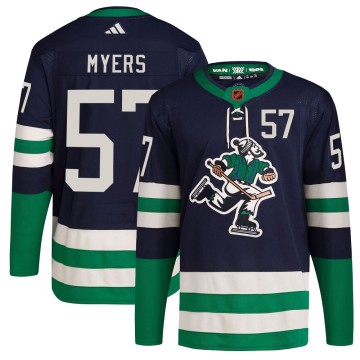 Authentic Adidas Men's Tyler Myers Vancouver Canucks Reverse Retro 2.0 Jersey - Navy