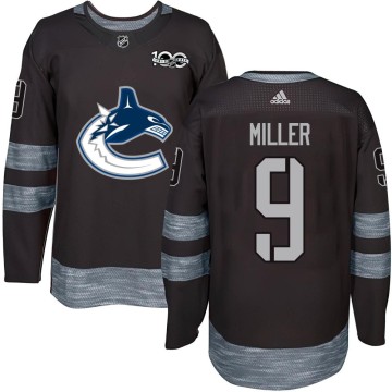 Authentic Men's J.T. Miller Vancouver Canucks 1917-2017 100th Anniversary Jersey - Black