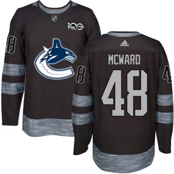 Authentic Youth Cole McWard Vancouver Canucks 1917-2017 100th Anniversary Jersey - Black