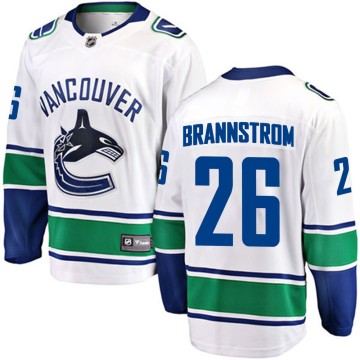 Breakaway Fanatics Branded Men's Erik Brannstrom Vancouver Canucks Away Jersey - White