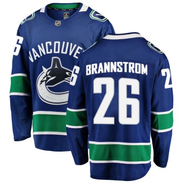 Breakaway Fanatics Branded Men's Erik Brannstrom Vancouver Canucks Home Jersey - Blue