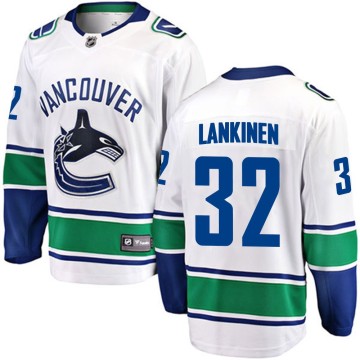 Breakaway Fanatics Branded Men's Kevin Lankinen Vancouver Canucks Away Jersey - White