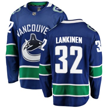 Breakaway Fanatics Branded Men's Kevin Lankinen Vancouver Canucks Home Jersey - Blue