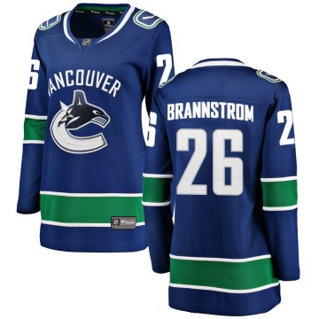 Breakaway Fanatics Branded Women's Erik Brannstrom Vancouver Canucks Home Jersey - Blue